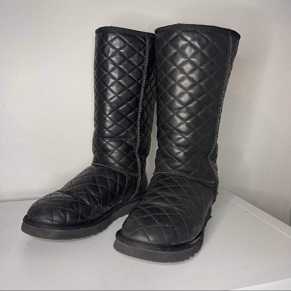 UGG Tall Diamond Quilted Boots